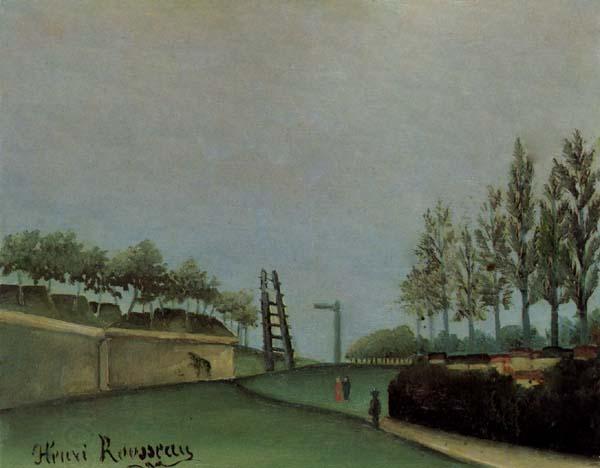 Henri Rousseau Fortification Porte de Vanves China oil painting art